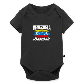 Championnat du Venezuela de baseball - Body à manches courtes Premium Bébé - noir - Devant