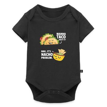 Taco Bout It Nacho Problem Mexican Food - Baby Premium short-sleeve bodysuit - black - Front