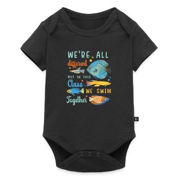 This Class We Swim Together Autism Autistic - Baby Premium short-sleeve bodysuit - black - Front