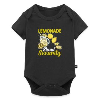 Lemonade Stand Security Lemon Business - Baby Premium short-sleeve bodysuit - black - Front