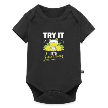 Sodas Lemons Word Game Lemonicious Gift - Body à manches courtes Premium Bébé - noir - Devant