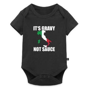 C’est de la sauce, pas de la sauce Cuisine italienne - Body à manches courtes Premium Bébé - noir - Devant