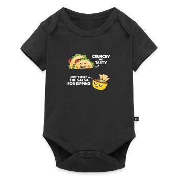 Taco Guacamole Salsa Dip Cinco De Mayo Cadeau - Body à manches courtes Premium Bébé - noir - Devant