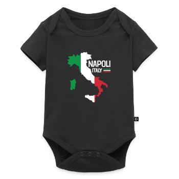 Napoli Italy Naples Map Regions Italy - Baby Premium short-sleeve bodysuit - black - Front