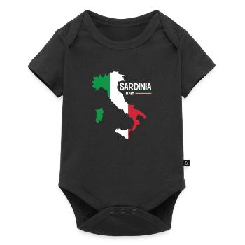 Sardinia Italy Sardinia Map Region Italy - Baby Premium short-sleeve bodysuit - black - Front