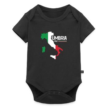 Umbria Italy Umbria Map Region Italy - Baby Premium short-sleeve bodysuit - black - Front
