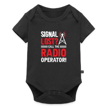 Signal Lost Radio Operator Profession Radio Show - Baby Premium short-sleeve bodysuit - black - Front