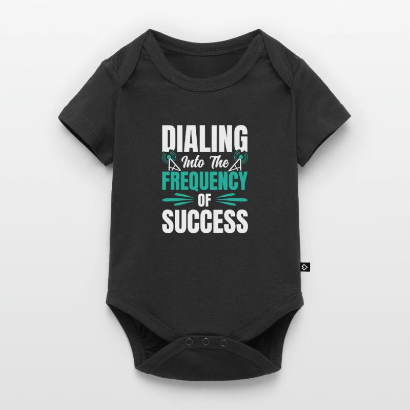 Radio Moderator Frequenz Programmsprecher Baby Premium Kurzarmbody