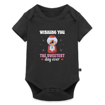 Chewing Gum Vending Machine Kids Confectionery Sweetest Days - Baby Premium short-sleeve bodysuit - black - Front