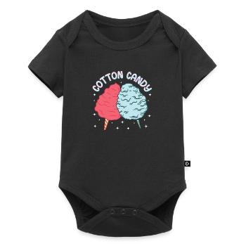 Cotton Candy Funny Cotton Candy Gift - Baby Premium short-sleeve bodysuit - black - Front