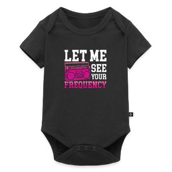 Radio Moderator - Let Me See Your Frequency - Baby Premium Kurzarmbody - Schwarz - Vorne