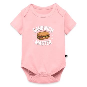 Sandwich Master - Baby Premium Kurzarmbody - Rosa - Vorne