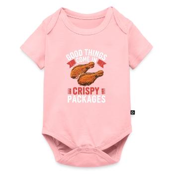 Chicken Wings Good Things Come In Crispy Packages - Baby Premium short-sleeve bodysuit - rose - Front