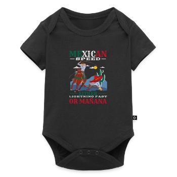 Costume mexicain pour le Mois du patrimoine hispanique - Body à manches courtes Premium Bébé - noir - Devant