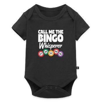 Call Me The Bingo Whisperer - Bingofans Bingo - Baby Premium short-sleeve bodysuit - black - Front