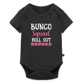 Bunco Player Gift Bunco Evening Dice - Baby Premium short-sleeve bodysuit - black - Front