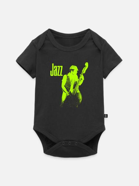 Jazz - Baby Premium Kurzarmbody - Schwarz