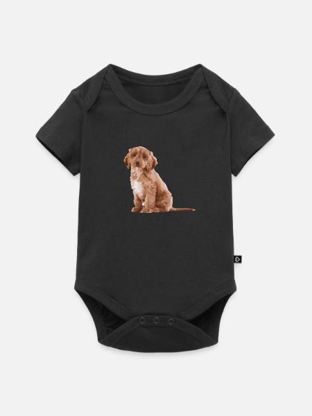 Evolution Of Cockapooss - Baby Premium short-sleeve bodysuit - black