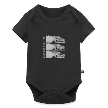 DRIFT dunkel - Baby Premium Kurzarmbody - Schwarz - Vorne