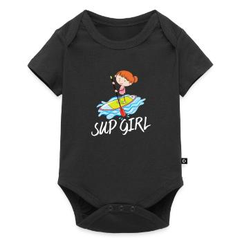 SUP Girl The SUP Shirt for Girls, Women Girls - Baby Premium short-sleeve bodysuit - black - Front