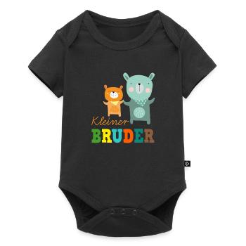 Tee shirt Petit Frère - Body à manches courtes Premium Bébé - noir - Devant