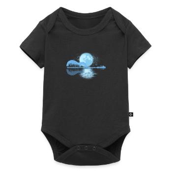 Guitar Electric Guitar Music Amplifier Strings Gift - Baby Premium short-sleeve bodysuit - black - Front