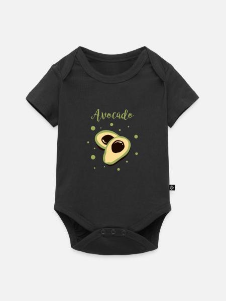 avocado - Body à manches courtes Premium Bébé - noir
