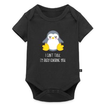 Penguin - Penguins - Penguin - Ignorance - Baby Premium short-sleeve bodysuit - black - Front