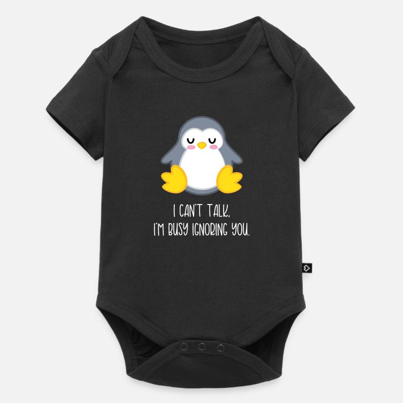 Penguin - Penguins - Penguin - Ignorance - Baby Premium short-sleeve bodysuit - black