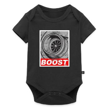Turbo turbocharger boost boost pressure tuning gift - Baby Premium short-sleeve bodysuit - black - Front
