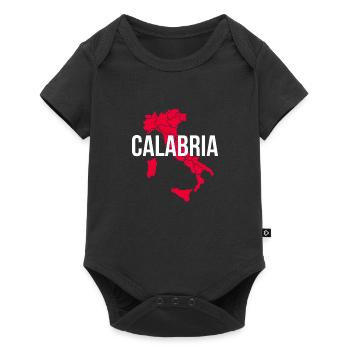 Kalabrien Italien Calabria Italia - Baby Premium Kurzarmbody - Schwarz - Vorne