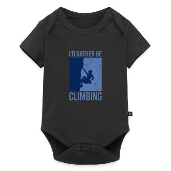 Climbing Climbing Rock Climbing Mountaineering - Baby Premium short-sleeve bodysuit - black - Front