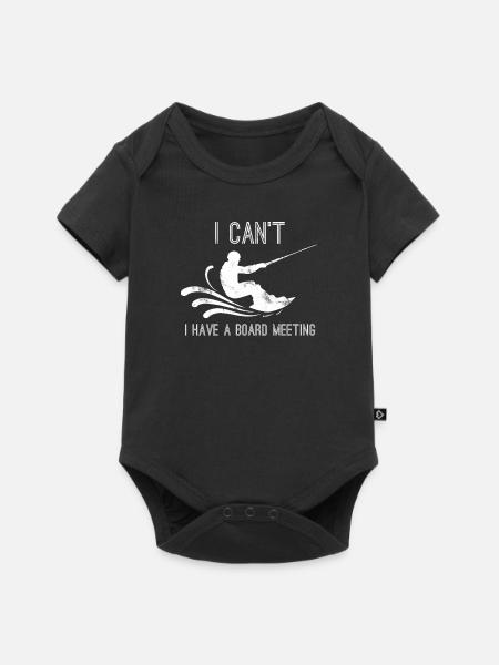 Wakeboard - wakeboarder - dire - cadeau - Body à manches courtes Premium Bébé - noir