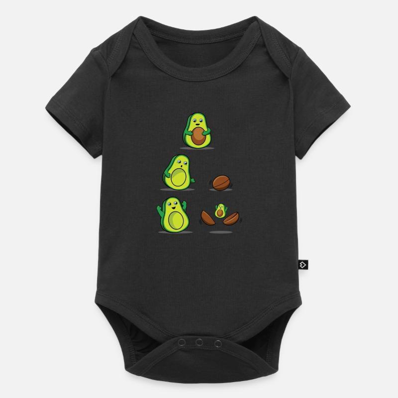 Maman avocat pour les amours de grossesse Mamacado - Body à manches courtes Premium Bébé - noir