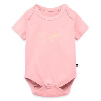 Planet lights - Baby Premium short-sleeve bodysuit - rose - Front