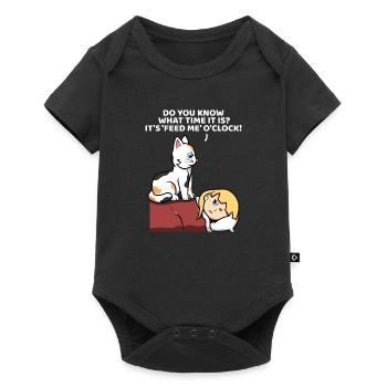 Funny Cat Kitty Kitten For Cat Lovers - Baby Premium short-sleeve bodysuit - black - Front