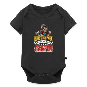 Der Tut Nix Der Will Nur In den Garten Gärtner - Baby Premium Kurzarmbody - Schwarz - Vorne