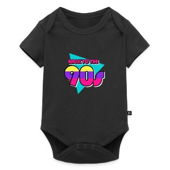 90 - Baby Premium short-sleeve bodysuit - black - Front