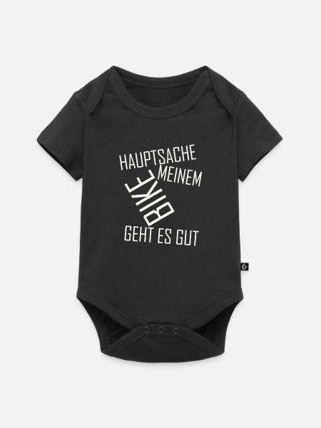 Motorrad - Baby Premium Kurzarmbody - Schwarz