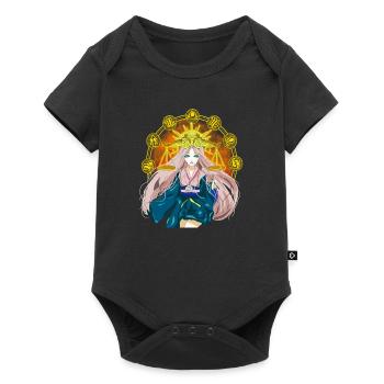 Anime Princesse Magique Céleste Manga Fille - Body à manches courtes Premium Bébé - noir - Devant