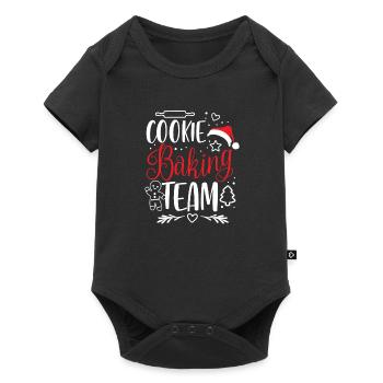 Cookie Baking Team - Christmas Xmas Crew - Baby Premium short-sleeve bodysuit - black - Front