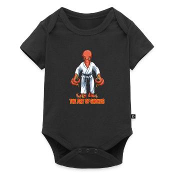 Octopus - BJJ Jiu-Jitsu, Grappling and MMA - Baby Premium short-sleeve bodysuit - black - Front