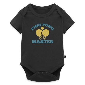 Ping Pong Master - Baby Premium short-sleeve bodysuit - black - Front