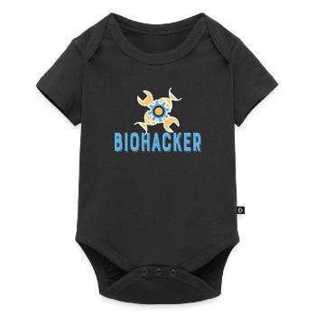 Cadeau d'amant de science de Biohacker Scientist - Body à manches courtes Premium Bébé - noir - Devant