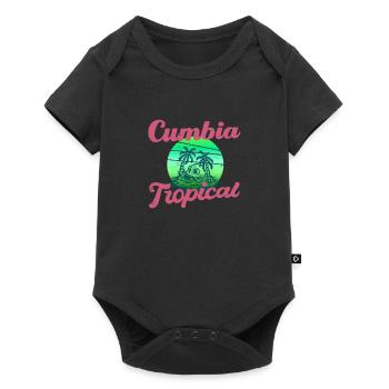 Produit Cumbia Tropical Slim Fit - Body à manches courtes Premium Bébé - noir - Devant