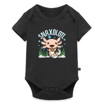 Snaxolotl Funny Axolotl Sushi Snacks Kawaii Animal - Body à manches courtes Premium Bébé - noir - Devant