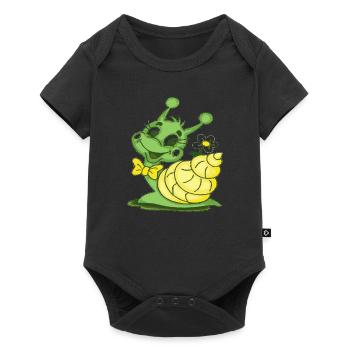 limace - Body à manches courtes Premium Bébé - noir - Devant