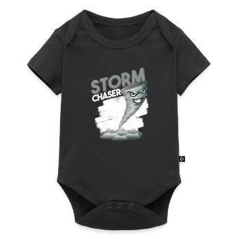 Storm Chaser Tornado T-Shirt - Body à manches courtes Premium Bébé - noir - Devant