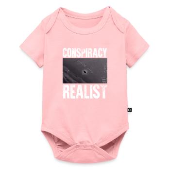 Conspiracy Realist Spaceship UFO Alien Theories Fu - Body à manches courtes Premium Bébé - rose - Devant