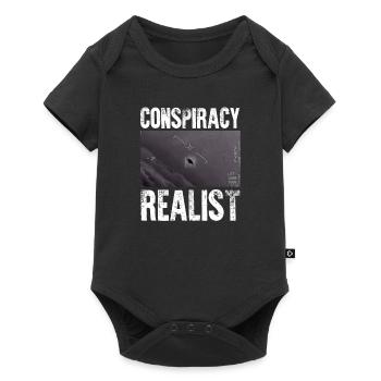 Conspiracy Realist Spaceship UFO Alien Theories Fu - Body à manches courtes Premium Bébé - noir - Devant
